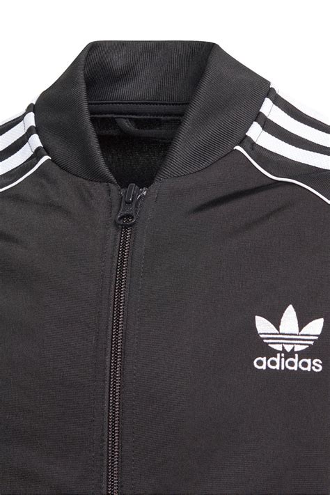 adidas vest zwart wit joggingstof|adidas trainingspak dames.